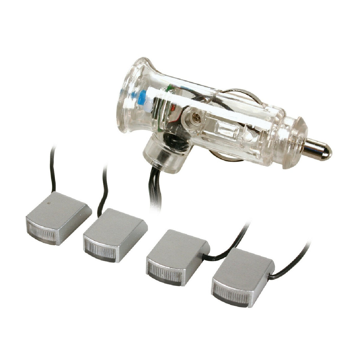 Pilot Set 4 proiettori a led colorati 12V - Bianco