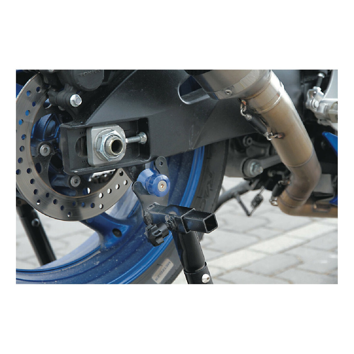 Lampa Cursori a forcella per cavalletto moto posteriore