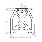 Lampa Naxox, portatarga laterale per ciclomotori