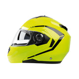 Lampa LA-1, modular helmet - Fluorescent yellow - S