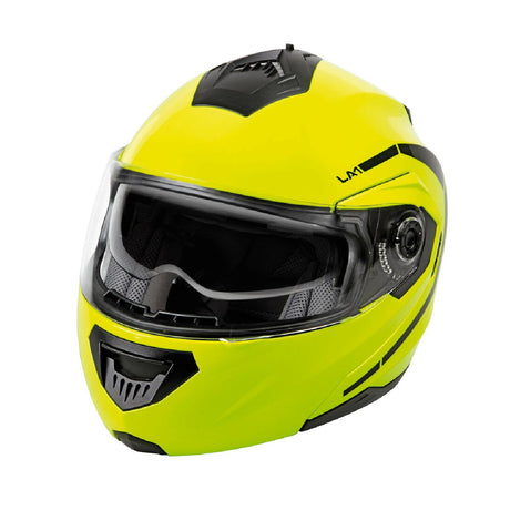 Lampa LA-1, casco modulare - Giallo fluo - S