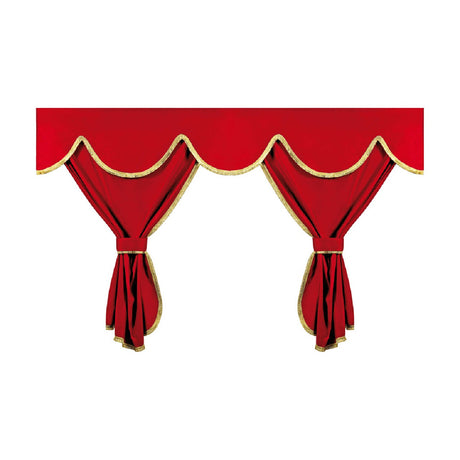 Lampa Privilege, Verdunkelungsvorhang-Set für LKWs – Hochfenstervorhang – Rot