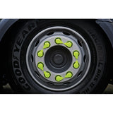 Dustite LR Wheel Nut Tightening Indicators 20 pcs 27mm Fluorescent Yellow