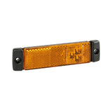 3-LED auxiliary light with reflector - 24V - Orange