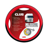 Lampa Club, Skeentex Steering Wheel Cover - XL - Ø 49/51 cm - Red 8495