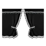 Dunkellampe, mittlere Vorhänge für Lkw, Hochkabine – Schwarz