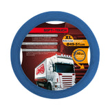 Lampa Soft Touch, Microfiber Steering Wheel Cover - XL - Ø 49/51 cm - Blue