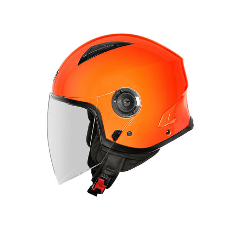 Irie Casco jet Moto Milano Arancio Fluo - L