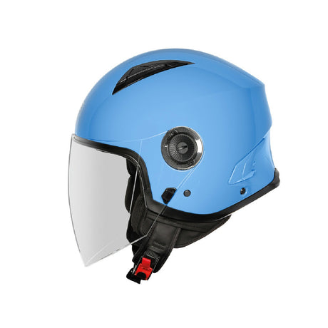 Irie Casco jet Moto Milano Azzurro - L