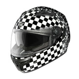 Irie Casco Integrale Moto Sfida Nero AN23 Bianco - M