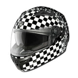 Irie Casco Integrale Moto Sfida Nero AN23 Bianco - XS