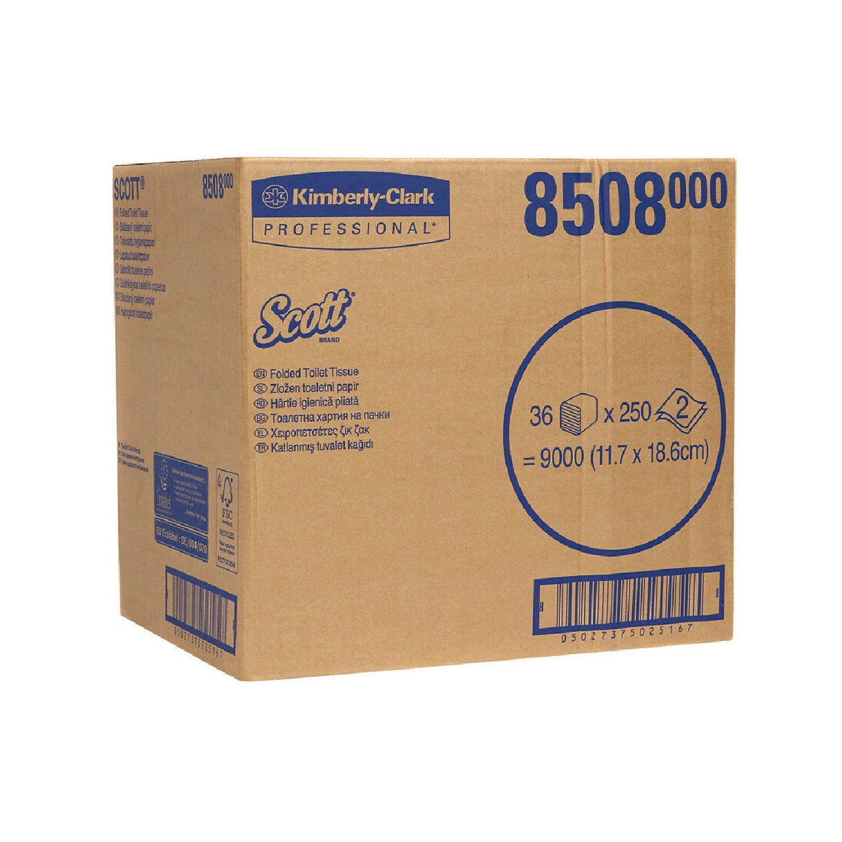 Lampa Set 36 box di carta igienica intercalata 2 veli