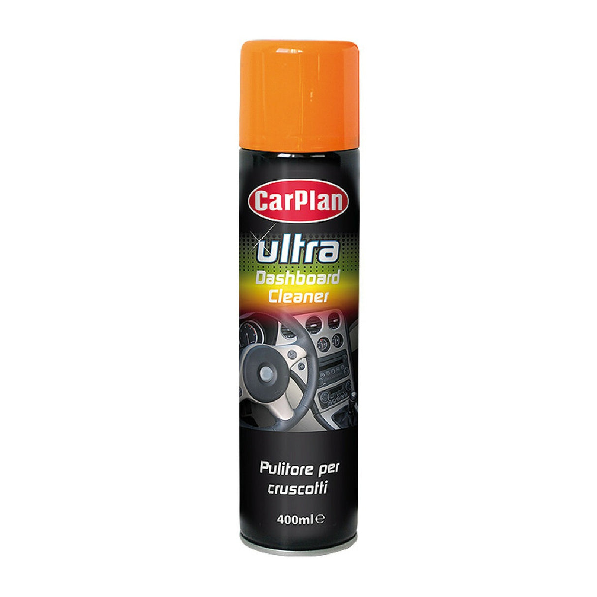 Carplan Pulitore per cruscotti, effetto satinato - 400 ml - Arancia