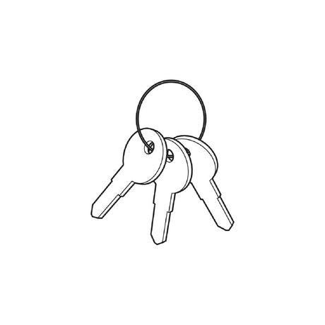 Nordrive Set of 3 keys N series