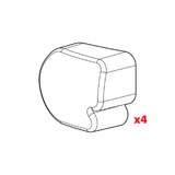 Nordrive Set of 4 caps for Kargo-Plus bars