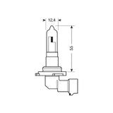 Osram Glühbirne 12V Cool Blue Boost (HB3) 100W P20d 2 Stück, Kunststoffbox