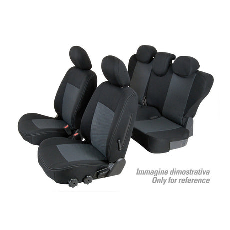 Set coprisedili Superior Nero/Grigio Fiat Grande Punto 5p 09/05>04/12 C15042F