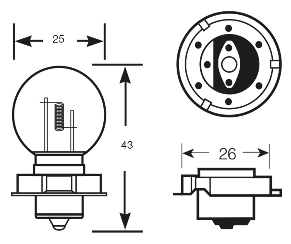 Ring Lampadina 12V 20W